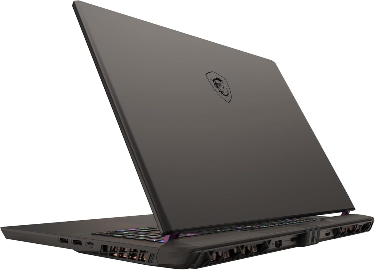 ⁦MSI لابتوب العاب فيكتور 17 HX A14VHG، شاشة 17 انش QHD+ 240Hz، انتل كور i9-14900HX، ذاكرة RAM 32GB، SSD 1TB، انفيديا RTX 4080، GDDR6 12GB، ويندوز 11، رمادي كوزموس - [9S7-17S162-611]⁩ - الصورة ⁦2⁩