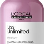 لوريال بروفيشنال | شامبو ليس انليميتد | يوفر حماية طويلة الامد من التجعد والرطوبة | مع البروكيراتين | مرطب وتنعيم | لأنواع الشعر المجعد والخشن | 300 مل