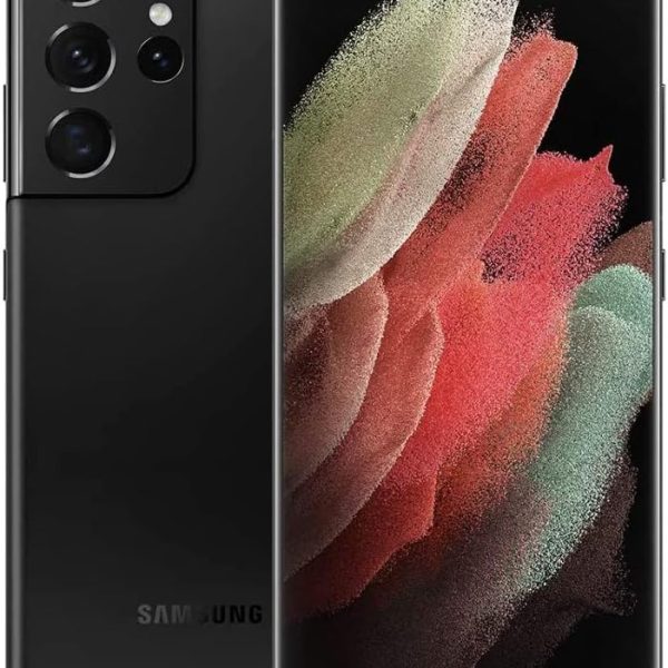 سامسونج جالكسي اس 21 الترا 5G SM-G998B/DS 512GB ذاكرة RAM 16GB النسخة العالمية - اسود فانتوم