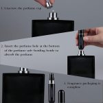 ⁦تيم 3 قطع بخاخ عطر قابل لاعادة الملء، زجاجة عطر للسفر سعة 5 مل من توميزر، حاوية عطر فارغة محمولة لعطلات ما بعد الحلاقة والخروج الليلي⁩ - الصورة ⁦2⁩