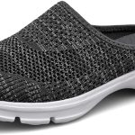 شيك ويند حذاء رياضي مفتوح من الخلف بتصميم شبكي جيد التهوية وسهل الارتداء للنساء