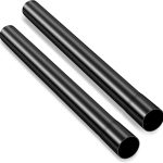 هونوسون عصا تمديد 1.25 انش - ملحقات وملحقات مكنسة كهربائية سوداء متوافقة مع شوب فاك - انابيب بديلة تمتد حتى طول 14.6 انش (قطعتان)