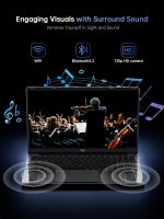 ⁦لابتوب كايجر 2025 بمعالج انتل رباعي النواة (حتى 3.6GHz)، 16GB DDR4 512GB SSD ويندوز 11، 15.6 انش IPS 1080P، هيكل معدني، USB3.2⁩ - الصورة ⁦6⁩