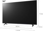 ⁦LG تلفزيون ذكي 50UP77006LB 50 بوصة 4K UHD HDR LED (موديل 2021) مع فري فيو بلاي، برايم فيديو، نتفليكس، ديزني+، مساعد جوجل ومتوافق مع اليكسا (مجدد)⁩ - الصورة ⁦8⁩