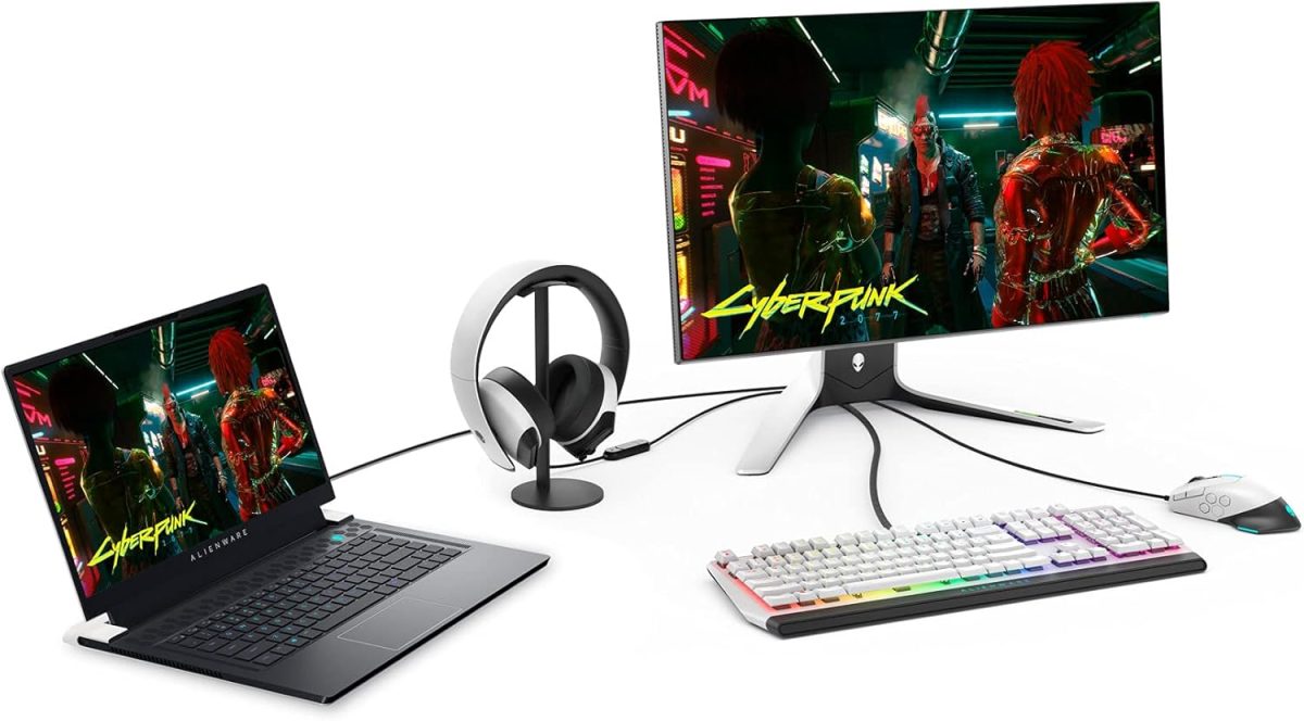 ⁦الينوير لابتوب العاب X15R1، شاشة 15.6 انش FHD (1920x1080) 360Hz 1 مللي ثانية، معالج انتل كور i7-11800H، ذاكرة RAM DDR4 16GB، SSD 1TB، انفيديا جيفورس RTX 3070 DDR6، ويندوز 11 هوم، ضوء القمر⁩ - الصورة ⁦13⁩