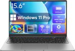 لابتوب 15.6 انش مع ذاكرة RAM 8GB وSSD 256GB وشاشة sRGB 100% ومعالج سيليرون N4000 (حتى 2.6GHz) نوت بوك ام اس اوفيس 2024 وواي فاي ثنائي النطاق وبلوتوث 4.2 وHDMI وويندوز 11 برو وعمر بطارية طويل من واي