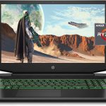 HP لابتوب العاب بافليون 15، انفيديا جيفورس GTX 1650، AMD رايزن 5 4600H، 8GB DDR4 RAM، 512GB PCIe NVMe SSD، 15.6 انش FHD، ويندوز 10 هوم، كيبورد باضاءة خلفية (15-ec1010nr، موديل 2020)