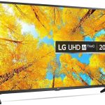 LG تلفزيون ذكي الترا اتش دي 4 كيه 55 بوصة سلسلة UQ7500، تصميم شاشة سينما 4K اكتيف HDR ويب او اس سمارت بتقنية الذكاء الاصطناعي ثينكيو - 55UQ75006LG (موديل 2022)