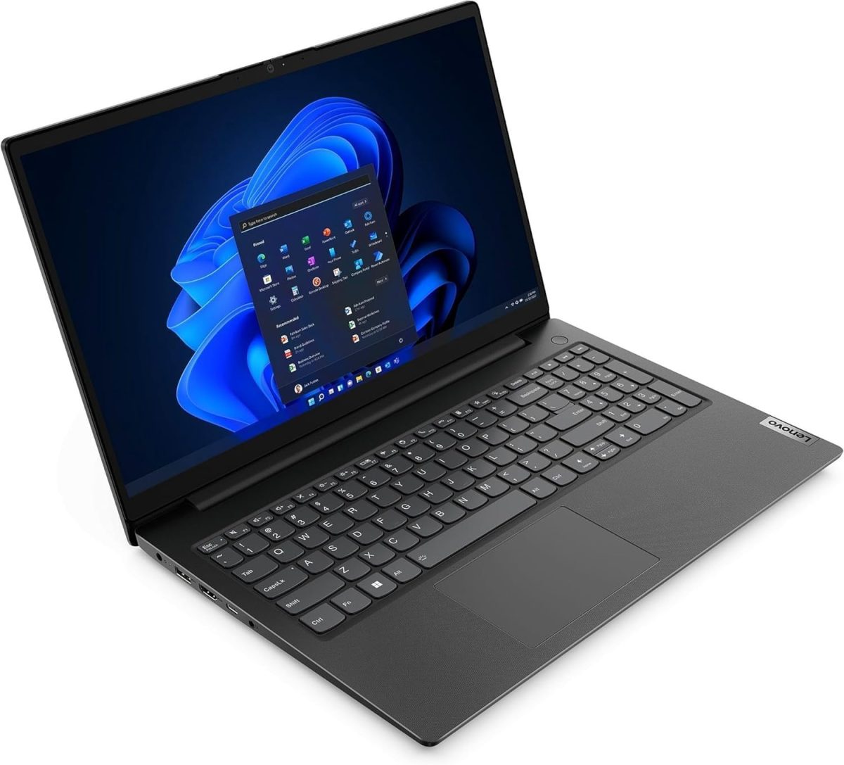 ⁦لينوفو لابتوب V15 G4 IRU 83A100KEIX بشاشة FHD مقاس 15.6 انش ومعالج انتل i3-1315U وذاكرة RAM DDR4 سعة 8GB وSSD NVMe 512GB وويندوز 11 برو⁩ - الصورة ⁦2⁩