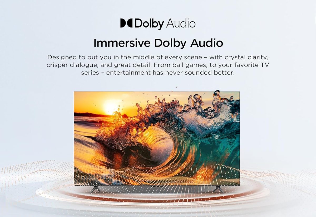 ⁦TCL تلفزيون جوجل الذكي 4K UHD مقاس 55 بوصة، HDR 10، صوت دولبي، تحسين اللون الديناميكي، تصميم معدني بدون حواف (موديل 2024) 55P69B اسود⁩ - الصورة ⁦6⁩