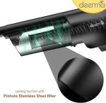 ⁦ديرما مكنسة كهربائية محمولة باليد DX600 2 في 1 بسعة كبيرة 800 مل وسلة غبار 15 كيلو باسكال وقوة شفط 15 كيلو باسكال وفلتر من الستانلس ستيل و4 طبقات فلتر هيبا متعددة الوظائف 600 واط - اسود⁩ - الصورة ⁦3⁩