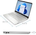 ⁦HP احدث لابتوب 2022 بشاشة لمس HD 15.6 انش ومعالج انتل i5-1135G7 رباعي النواة (افضل من i7-1065G7 حتى 4.2GHz) وبطاقة عرض مرئي ايرس Xe وRAM 16GB وSSD 512GB وكاميرا ويب HD وواي فاي وبطارية اكثر من 11 ساعة⁩ - الصورة ⁦6⁩