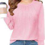 هالو مونينغ قمصان باكمام طويلة بكسرات انيقة للبنات من سن 5 الى 14 سنة