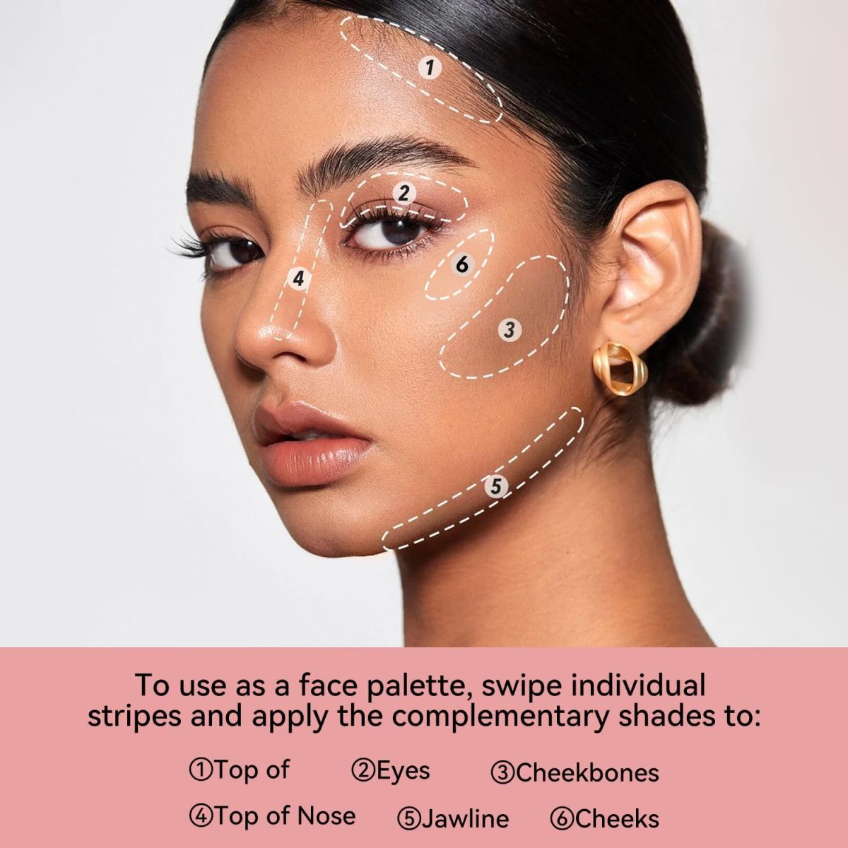 ⁦Baked Bronzer Powder, Longwear Face Makeup for Contours Cheeks, Cruelty-Free, Matte Finish, Buildable Coverage, 2 Blendable Shades⁩ - الصورة ⁦5⁩