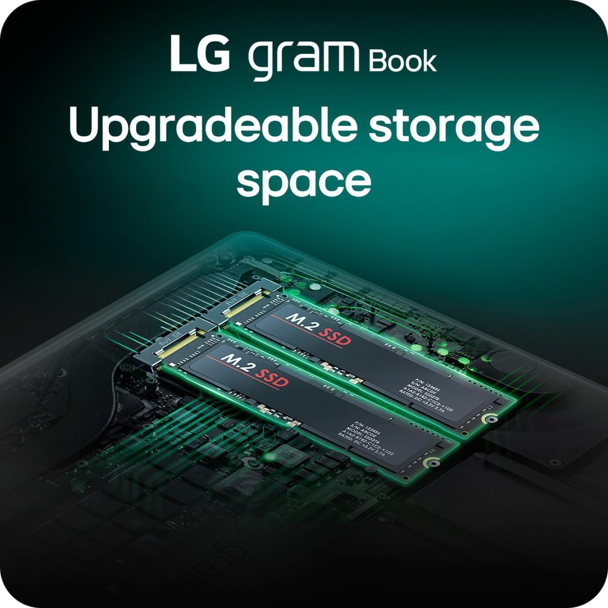⁦LG لابتوب جرام بوك خفيف الوزن 15 انش، معالج انتل كور i5-1334U، ويندوز 11 هوم، ذاكرة رام 8 جيجا، 256 جيجا اس اس دي - فضي تيتان⁩ - الصورة ⁦6⁩