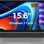 TOPGRO 15.6" Laptop Computer, Mouse and Mouse pad Included, Cerelon N5095, 16GB DDR4/512GB SSD, 1920x1080P, Fingerprint Reader, WiFi5, BT4.2, USB3.0, MINI HDMI, Windows11 Pro, Backlit KB