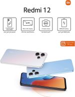 ⁦شاومي جوال ريدمي 12 ان اف سي ثنائي شرائح الاتصال بشاشة 6.77 انش FHD+ وذاكرة RAM 8GB وذاكرة 256GB الجيل الرابع ميديا تيك هيليو G88 - اسود ميدنايت - اصدار عالمي⁩ - الصورة ⁦9⁩