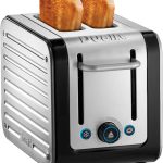 ديواليت محمصة خبز 2 شريحة من اركيتكت | ستانلس ستيل مصقول بحواف سوداء | فتحات عريضة للغاية - وظيفة بيك اند بوب - تقنية توست مثالية حاصلة على براءة اختراع - غلاية مطابقة متوفرة | 26505