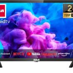 RCA تلفزيون ذكي 24 بوصة (60 سم) HD بنظام اندرويد وموالف ثلاثي وصوت دولبي وجوجل بلاي ستور ويوتيوب ونتفليكس ودازن وديزني ومساعد جوجل وواي فاي وبلوتوث (2023)