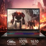 ⁦ايسر لابتوب العاب نيترو في 16S بالذكاء الاصطناعي | معالج AMD رايزن 7 260 | وحدة معالجة الرسومات الجرافيكية انفيديا جيفورس RTX 5060 (572 AI Tops) | شاشة 16 انش WUXGA IPS 180Hz | 32GB DDR5 | 1TB جيل 4⁩ - الصورة ⁦6⁩