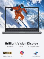 ⁦لابتوب من اسيماجيك، 16GB DDR4 512GB SSD 16 انش، ويندوز 11 مع معالج انتل 12 N97 (حتى 3.6GHz)، شاشة FHD 1920P، هيكل معدني، واي فاي 6، USB3.2⁩ - الصورة ⁦3⁩