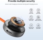 ⁦ميكدودو شاحن مغناطيسي لساعة ابل [منفذ USB-C ولايتنينج]، شاحن لاسلكي محمول لساعة اي ووتش سريع الشحن يناسب سلسلة ساعات ابل 10/9/8/7/6/5/4/3/2/1/SE/SE2/UItra 2/Ultra⁩ - الصورة ⁦7⁩