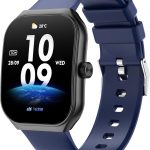 تي سي اتش ساعة ذكية للرجال والنساء مع اتصال بلوتوث Z10 برو بشاشة اموليد وشاشة لمس لتتبع اللياقة البدنية ومعدل ضربات القلب والاكسجين في الدم ومراقبة النوم وتتبع النشاط لجوالات اندرويد واي او اس وبطارية