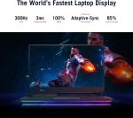 ⁦اسس لابتوب العاب روج ستريكس 15، شاشة 15.6 انش 300Hz 3ms FHD IPS، AMD رايزن 9 5900HX، 32GB DDR4 SDRAM، 1TB SSD، نفيديا جيفورس RTX 3080، كيبورد ميكانيكي بصري RGB لكل مفتاح، ويندوز 11 هوم⁩ - الصورة ⁦3⁩