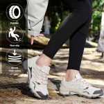 ⁦تسيف حذاء للمشي لمسافات طويلة للرجال والنساء - حذاء مقاوم للماء ومضاد للانزلاق للرحلات والتسلق خفيف الوزن للمشي في الهواء الطلق⁩ - الصورة ⁦6⁩