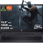 acer Nitro V 15 Gaming Laptop 15.6" FHD IPS 144Hz AMD 6-core Ryzen 5 7535HS 16GB RAM 512GB SSD GeForce RTX 4050 Backlit USB-C Win11 w/ICP Hub