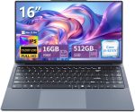 لابتوب اومنيكا i5 2025 بشاشة 16 انش بتردد 3.60GHz وذاكرة RAM 16GB وSSD 512GB FHD 1920×1200 وزاوية مفتوحة 180 درجة وكيبورد باضاءة خلفية للعمل والطلاب