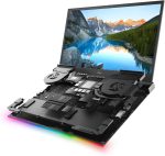 ⁦ديل نوت بوك G7-7700-i7-10750H/16GB/1TB SSD/8GB انفيديا RTX 2070 (TM)/بدون او دي دي/17.3 انش FHD/ويندوز 10 هوم/انجليزي عربي/اسود + شاشة العاب ديل 24 مجانية- S2421HGF - 60.47 سم (23.8 انش) - اسود (مجدد)⁩ - الصورة ⁦4⁩