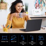 ⁦UOWAMOU 14" Laptop Windows 11 Pro - Intel N5095 Quad-Core, 8GB RAM 128GB SSD, WiFi 5/Bluetooth 5.0, Webcam Privacy Cover, Preloaded Office 2024 - Ultra-Portable⁩ - الصورة ⁦7⁩