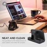 ⁦توسيتا حامل شحن وكابل متوافق مع نظارات راي بان ميتا الذكية - اسود، USB-C⁩ - الصورة ⁦7⁩