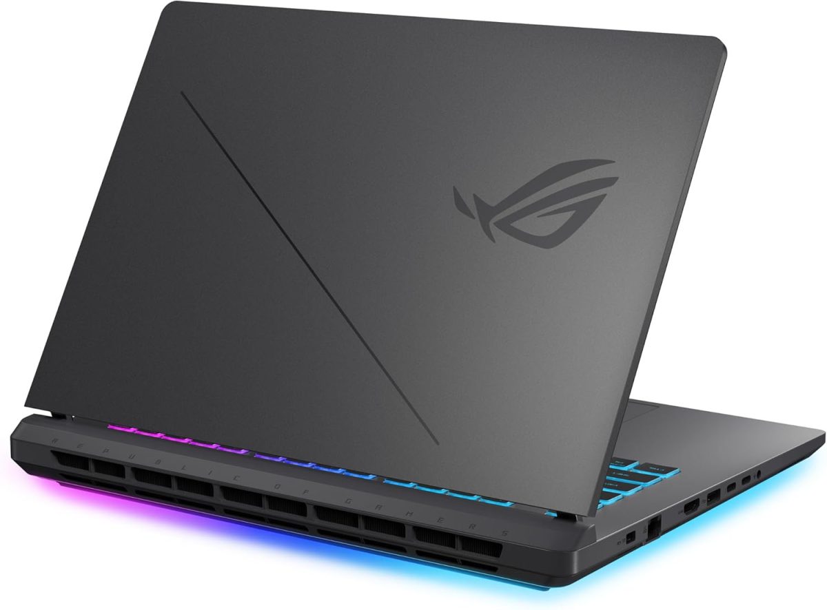 ⁦ASUS ROG Strix G16 (2025) Gaming Laptop, 16” FHD+ 16:10 165Hz/3ms Display, NVIDIA® GeForce RTX™ 5070 Laptop GPU, Intel® Core™ i9 Processor 14900HX, 32GB DDR5-5600, 1TB SSD, Wi-Fi 7, Win11 Home⁩ - الصورة ⁦13⁩