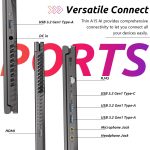 ⁦MSI لابتوب العاب A15 B8VF VR-Ready AI رفيع للغاية، 15.6 FHD 144Hz، ايه اي ام دي رايزن 9 8945HS، انفيديا جيفورس RTX 4060، 32GB DDR5 RAM، 1TB SSD، تعزيز التبريد، حزمة مع مبرد PCO نوت بوك قابل للطي، مبرد⁩ - الصورة ⁦7⁩
