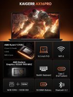 ⁦لابتوب العاب AMD رايزن 7 5700U (8C/16T، حتى 4.3GHz)، ذاكرة RAM 16GB، ذاكرة مستديمة SSD 512GB، ويندوز 11، رسومات راديون RX فيجا 8، شاشة 16 انش⁩ - الصورة ⁦2⁩