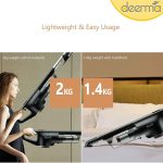 ⁦ديرما مكنسة كهربائية محمولة باليد DX600 2 في 1 بسعة كبيرة 800 مل وسلة غبار 15 كيلو باسكال وقوة شفط 15 كيلو باسكال وفلتر من الستانلس ستيل و4 طبقات فلتر هيبا متعددة الوظائف 600 واط - اسود⁩ - الصورة ⁦9⁩