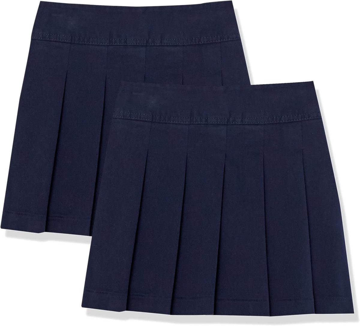 The Children's Place girls Pleated Skort Skort (pack of 2)