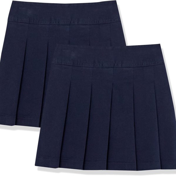 The Children's Place girls Pleated Skort Skort (pack of 2)