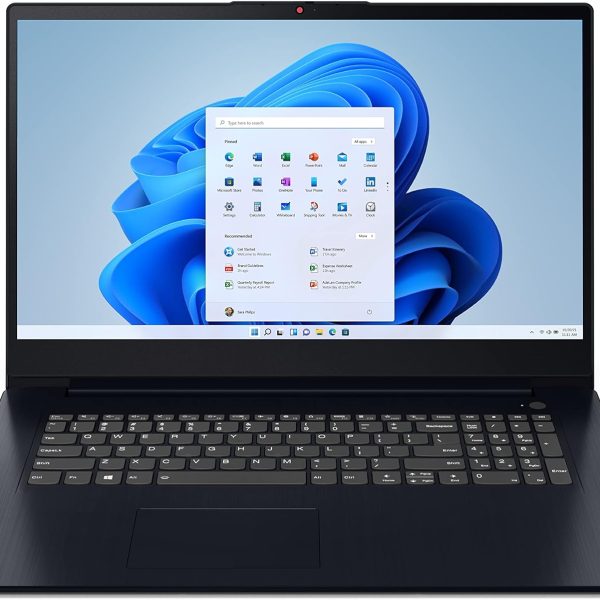 لينوفو لابتوب ايديا باد 3، شاشة 17.3 انش HD+ (1600 × 900)، معالج AMD رايزن 5 5500U، ذاكرة RAM DDR4 8GB، تخزين SSD 512GB، بطاقة رسومات AMD راديون 7، ويندوز 11 هوم، 82KV006RUS، ازرق ابيس