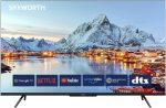 سكاي ورث تلفزيون جوجل سمارت 75 بوصة UHD 4K HDR بلوتوث مع دولبي فيجن HDR ودي تي اس فيرتشوال اكس ويوتيوب ونتفليكس وفري فيو بلاي واليكسا مدمج، واي فاي، اسود موديل 75SUE9350F-ضمان لمدة عام من الشركة