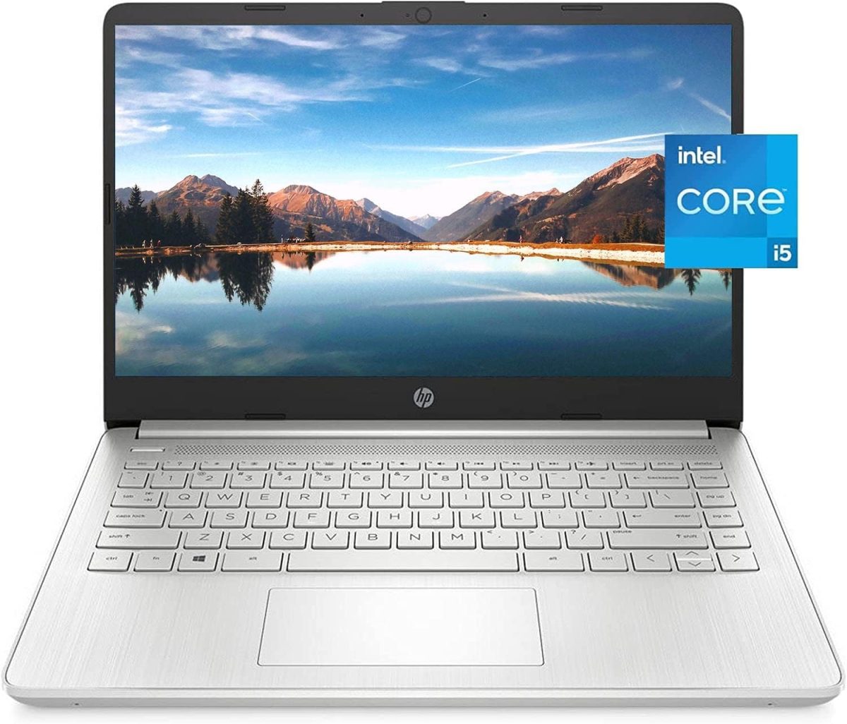 HP احدث لابتوب 14 انش HD للاعمال رباعي النواة i5-1135G7 (حتى 4.2GHz افضل من i7-1060G7) وRAM 16GB وSSD PCIe 1TB وبطاقة عرض مرئي ايرس Xe وكاميرا ويب وواي فاي وبلوتوث وويندوز 11 هوم مع ملحقات جي ام