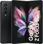 هاتف ذكي سامسونج جالكسي Z فولد 3 الجيل الخامس بشريحة الكترونية، سعة تخزين 256GB وRAM 12GB، اسود فانتوم (اصدار الامارات العربية المتحدة)