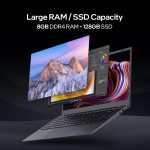 ⁦UOWAMOU 14" Laptop Windows 11 Pro - Intel N5095 Quad-Core, 8GB RAM 128GB SSD, WiFi 5/Bluetooth 5.0, Webcam Privacy Cover, Preloaded Office 2024 - Ultra-Portable⁩ - الصورة ⁦4⁩