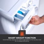 ⁦غسالة اوتوماتيك بالكامل من جيباس - GWMF6210LCR | غسالة اوتوماتيك تحميل امامي مع نظام تحكم الكتروني ونظام بيئي | حماية من الحمل الزائد، ابيض، ضمان لمدة عامين⁩ - الصورة ⁦6⁩