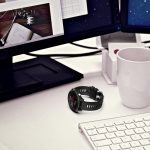 ⁦تي تيرسيلي (3 قطع) سوار لساعة جارمين فيفو اكتيف 5/فيفو اكتيف 3/فينو SQ/SQ2/2 بلس، فيفوموف لوكس/فوررنر 55/245/645، 20 ملم من السيليكون المحبب المتقاطع 20 ملم (اسود + رمادي داكن + ازرق داكن)⁩ - الصورة ⁦6⁩