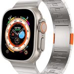 دادو سوار ساعة فاخر من الستانلس ستيل قابل للتعديل وسريع الفك متوافق مع ساعة ابل الترا 2 | 9 | 8 الترا | 8 | 7 | 6 | 5 49/45/44/42 ملم، لا يحتاج الى ادوات