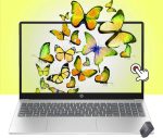 HP لابتوب للاعمال بشاشة لمس 15.6 انش ومعالج i3-1215U سداسي النواة (يتفوق على i5 1135G7) وذاكرة RAM 16GB وSSD 1TB وويندوز 11 برو لون فضي انيق مع شاحن