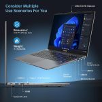 ⁦لابتوب ايس ماجيك 2025 بمعالج AMD رايزن 7 5700U (8C/16T حتى 4.3GHz) وRAM 16GB وSSD NVMe 512GB وويندوز 11 وبطاقة عرض مرئي راديون RX فيجا 8 وشاشة 16 انش وواي فاي 6 وكيبورد باضاءة خلفية⁩ - الصورة ⁦5⁩